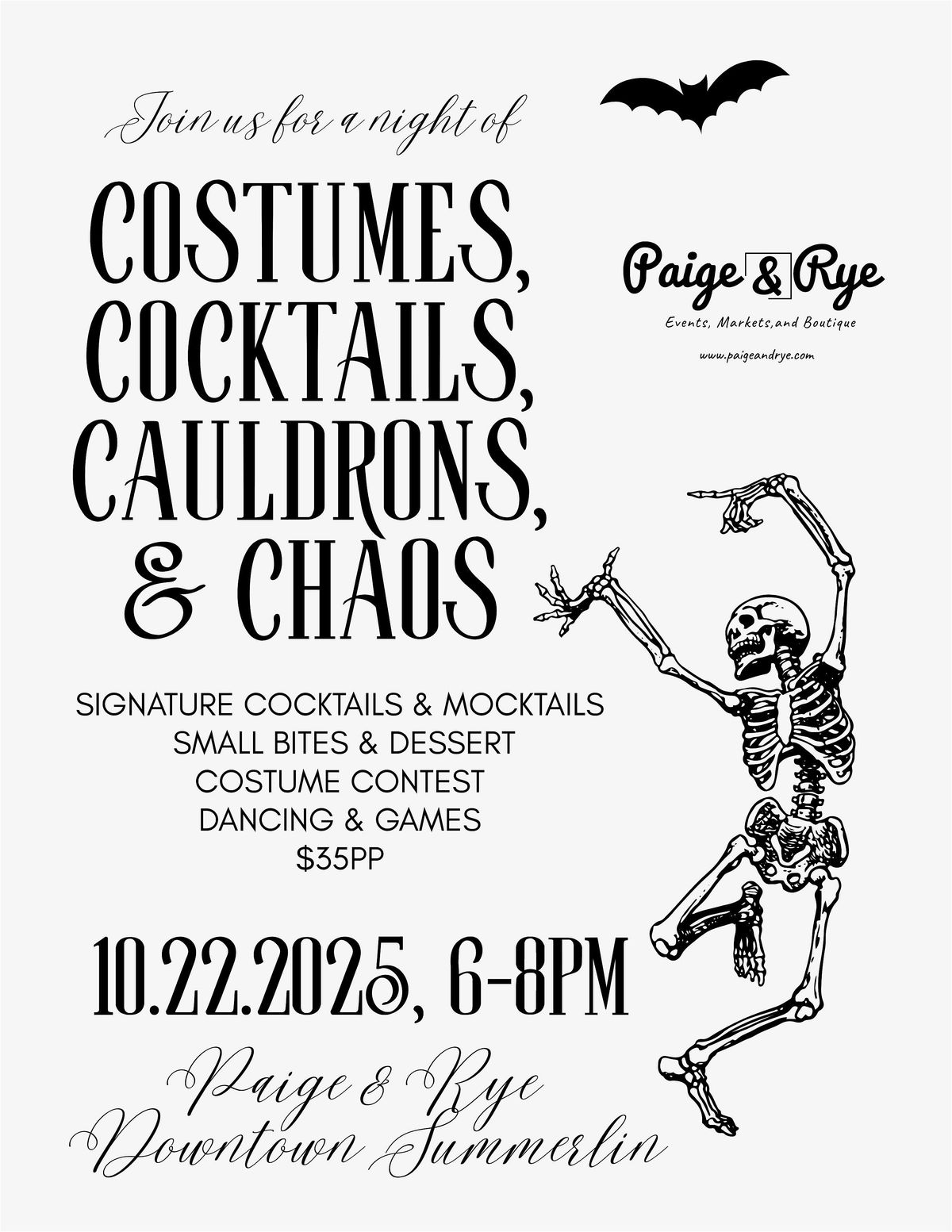 Costumes & Cocktails