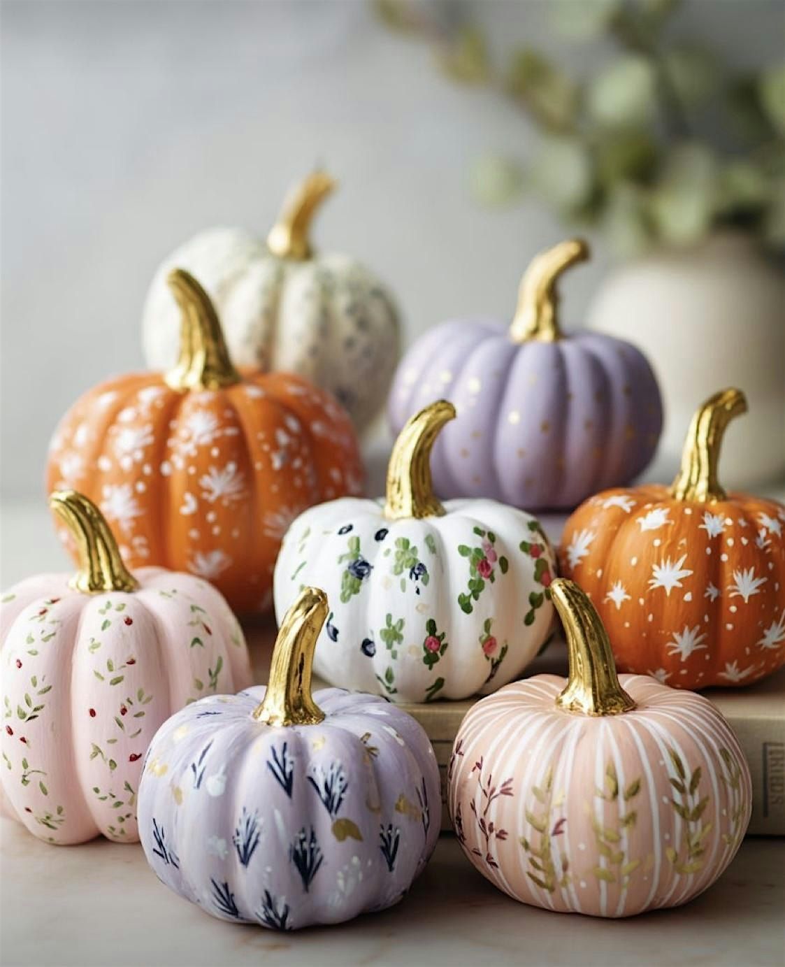Stockport Ceramic Pumpkin Painting