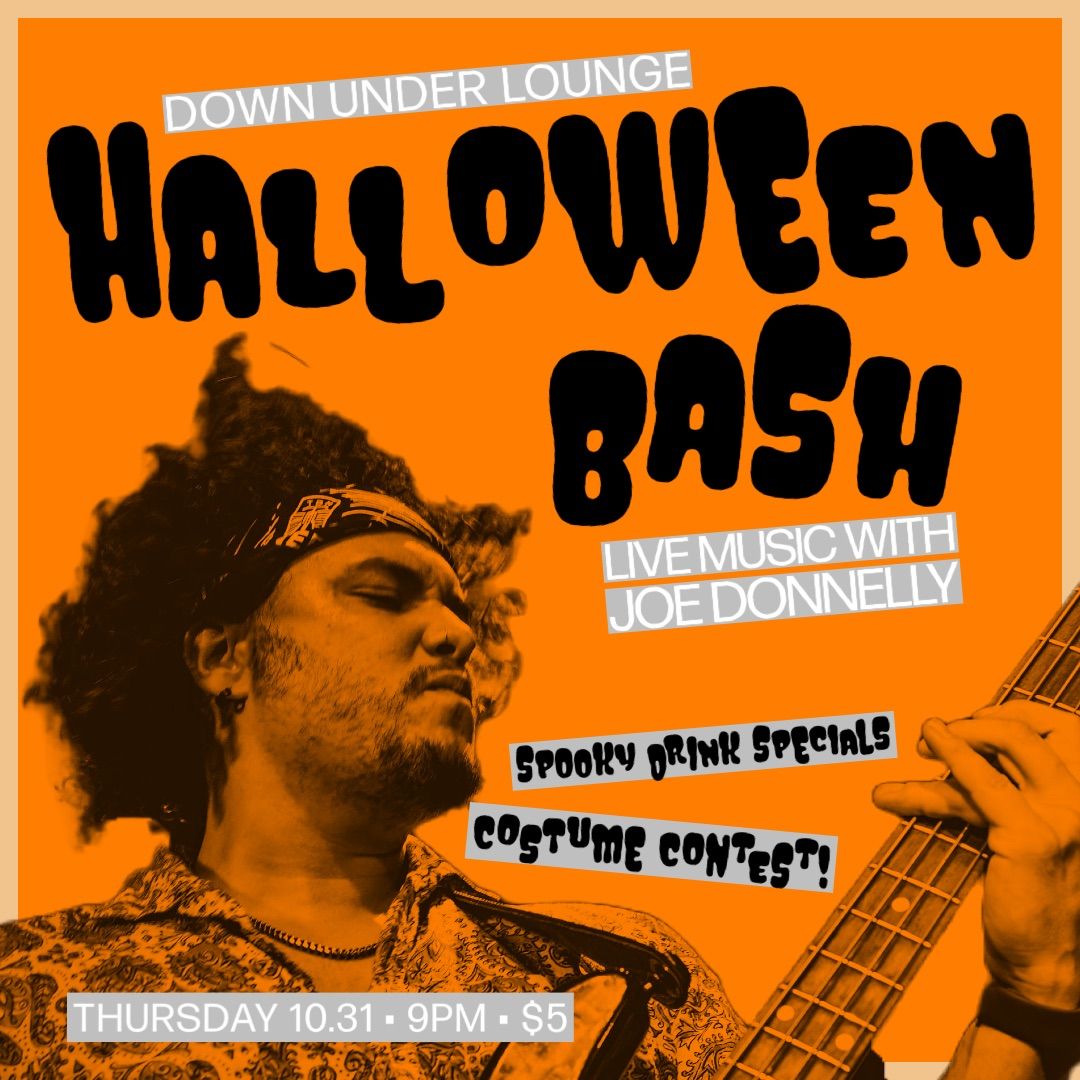 Halloween Bash w\/ Joe Donnelly