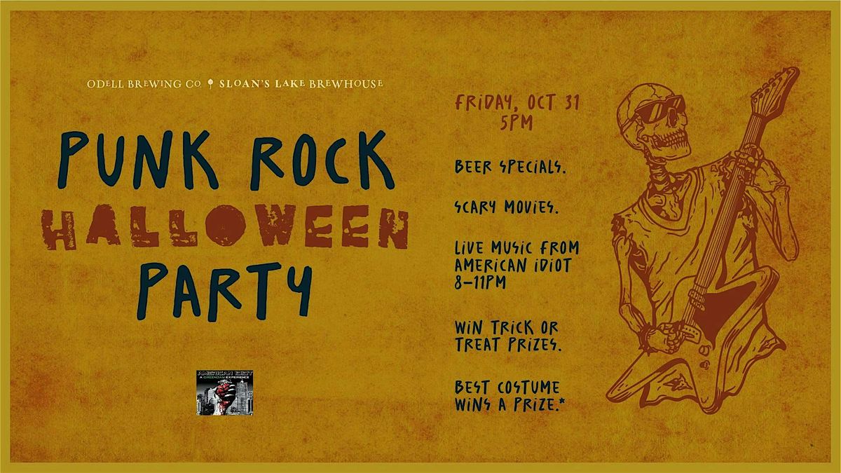 Punk Rock Halloween Party at Odell Brewing Sloan's Lake
