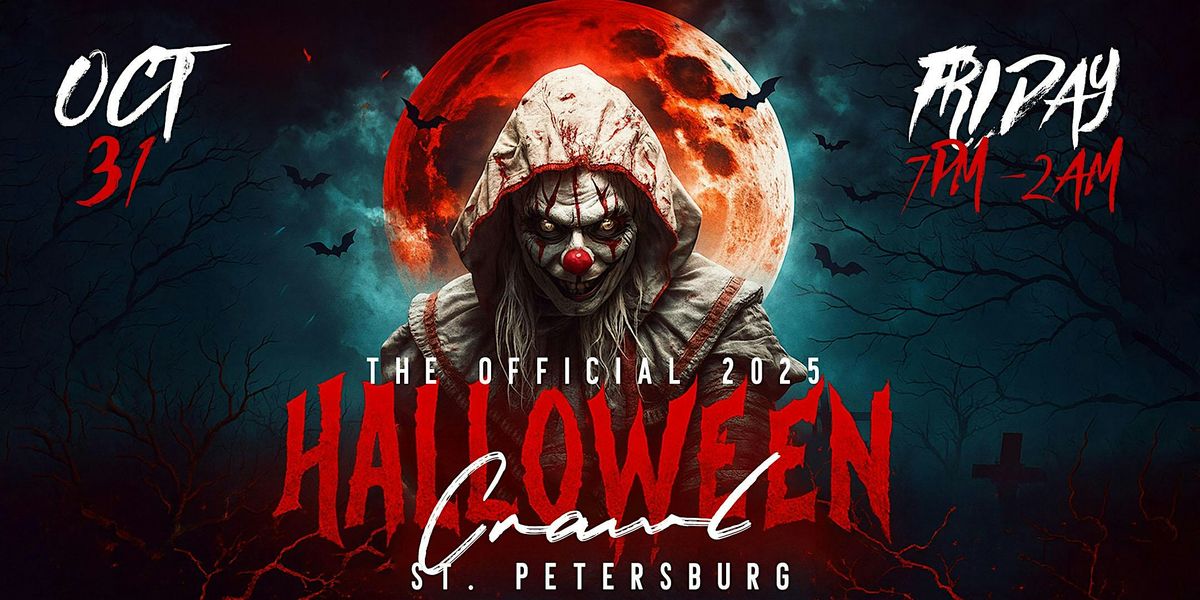 Haunted Halloween Bar Crawl 2025 | St. Petersburg Halloween Weekend Crawl