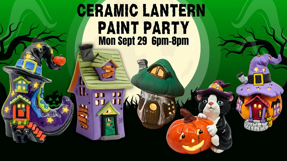 Halloween Ceramic Lanterns @ Ferndale Tavern w\/Maryland Craft Parties