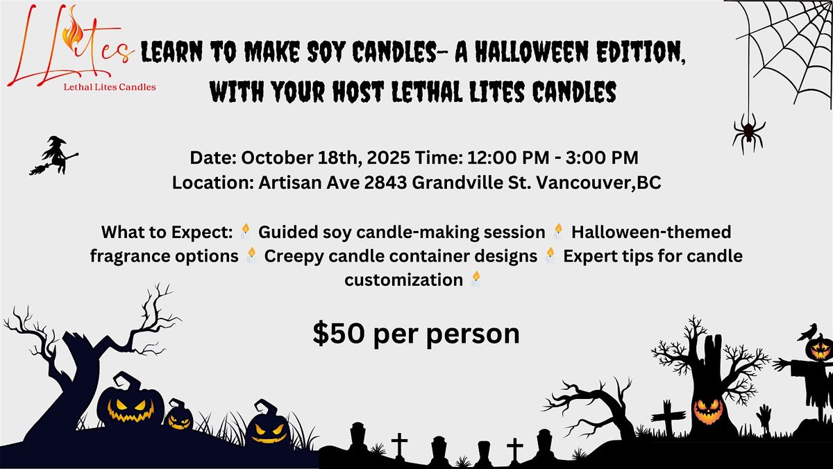 Halloween Candle Making Workshop