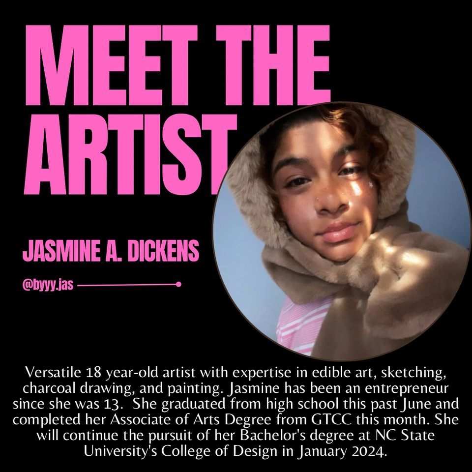 Meet the Artist Savor the Moment Bakery & Dessert Cafe, Greensboro