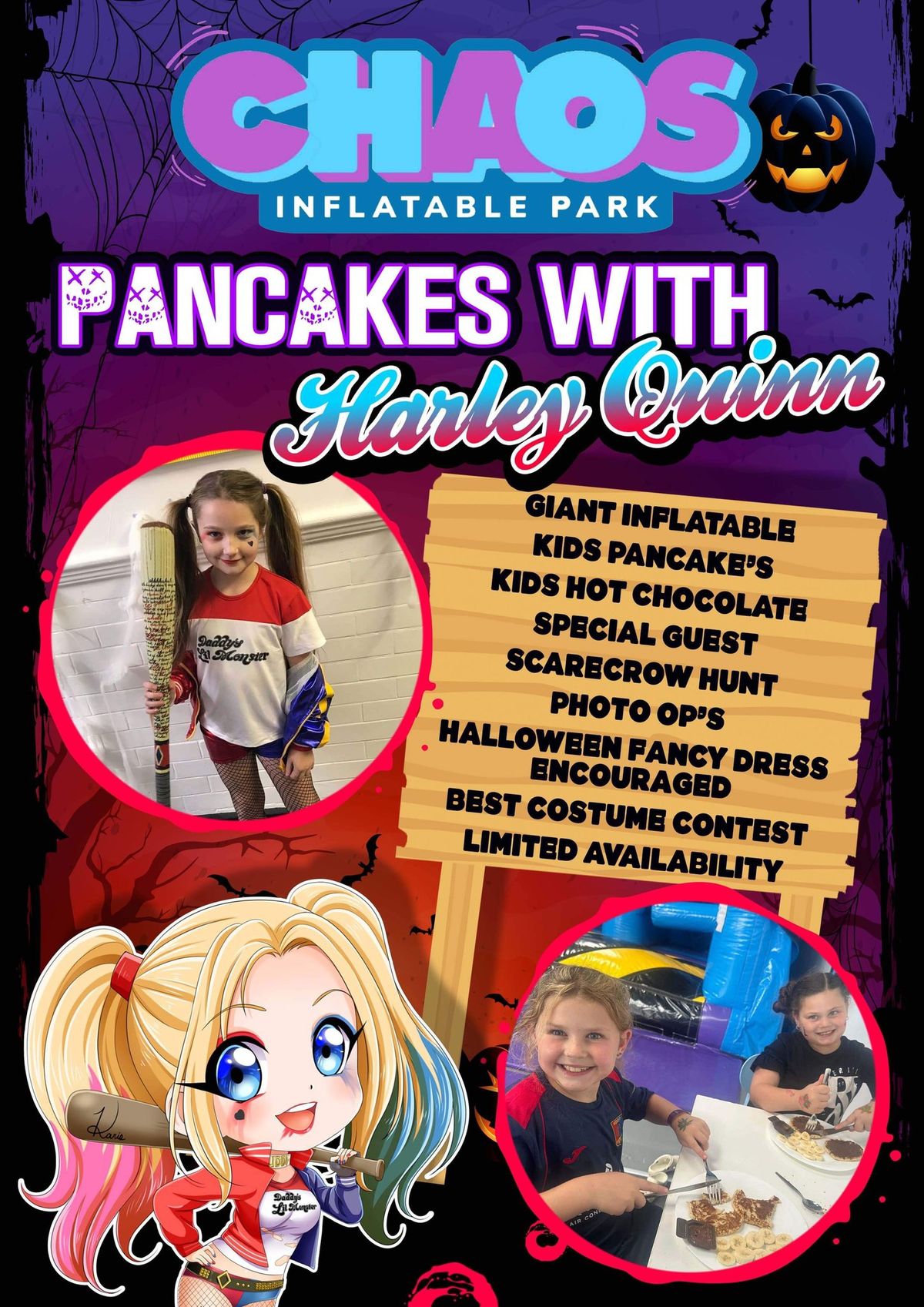 Pancakes With Harley Quinn