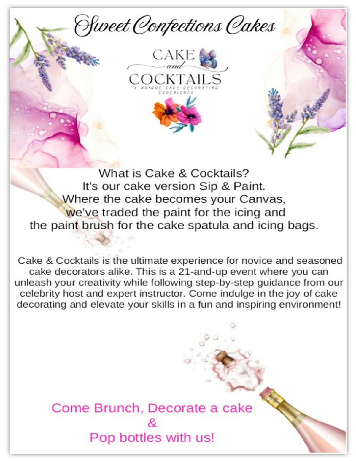 Cake & Cocktails Costume Party