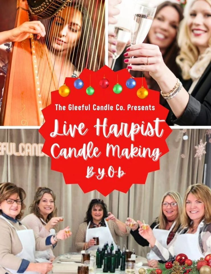 Christmas Live HARP candle making event 62 W. Main St, Mechanicsburg