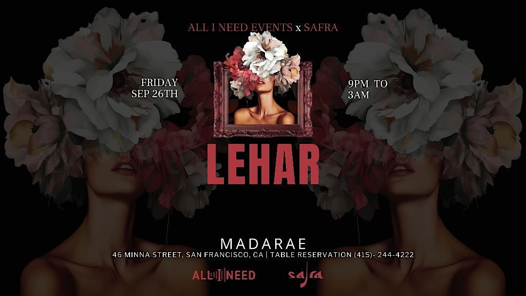 Lehar (Multinotes, Diynamic, MoBlack) at Madarae