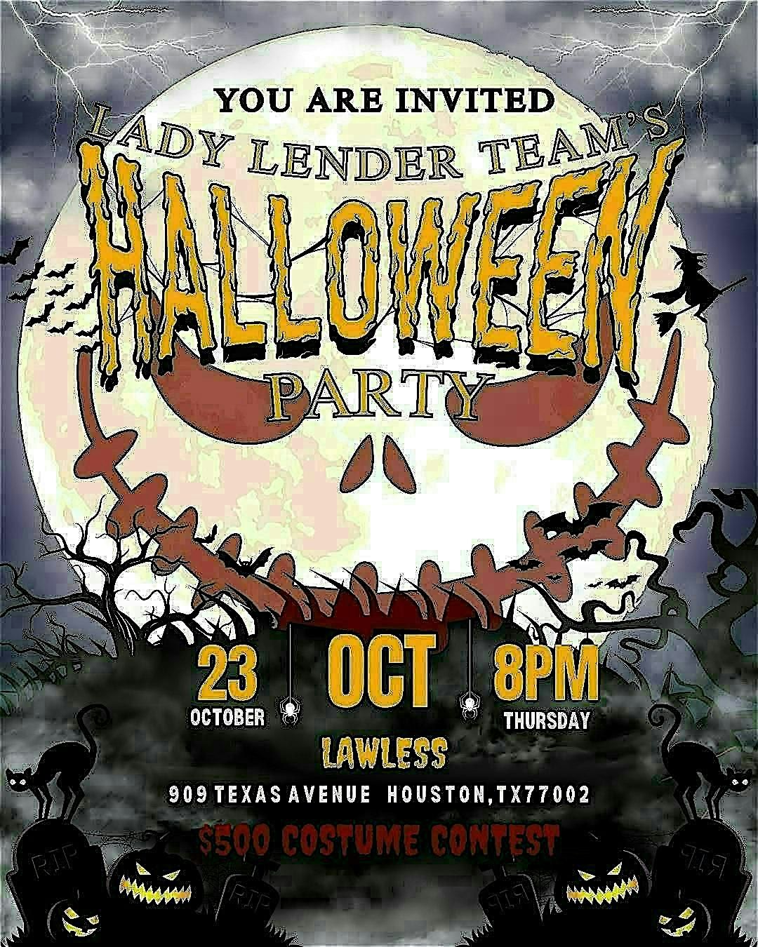 LADY LENDER TEAM HALOWEEN PARTY