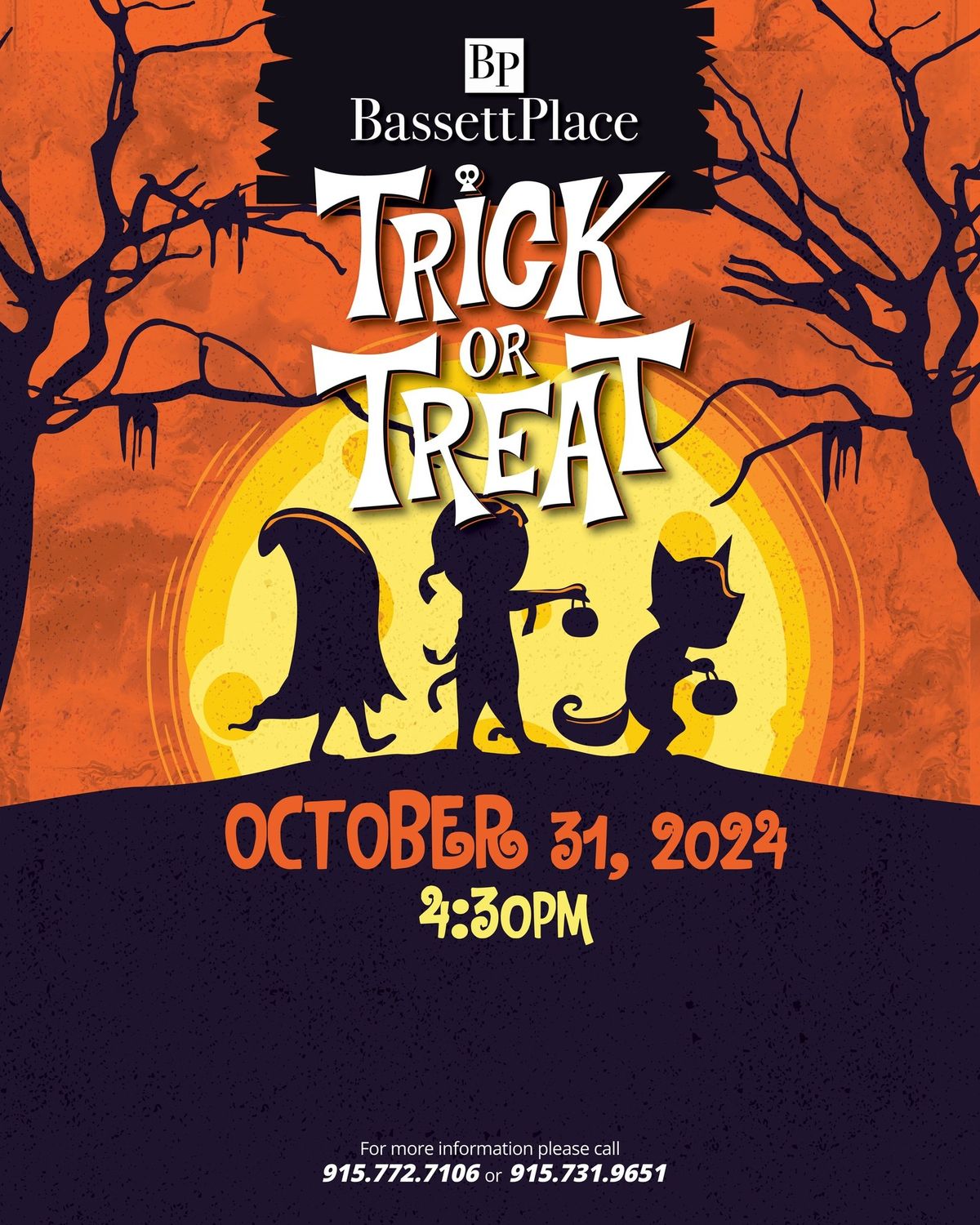 Trick or Treat at Bassett Place