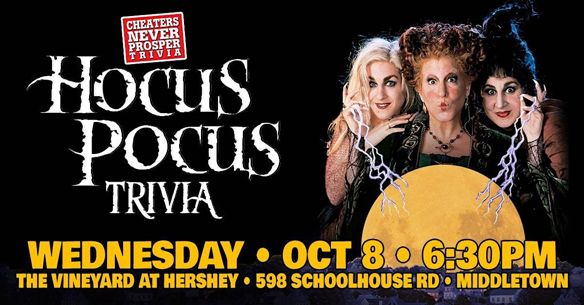 Hocus Pocus Trivia Night at The Vineyard at Hershey