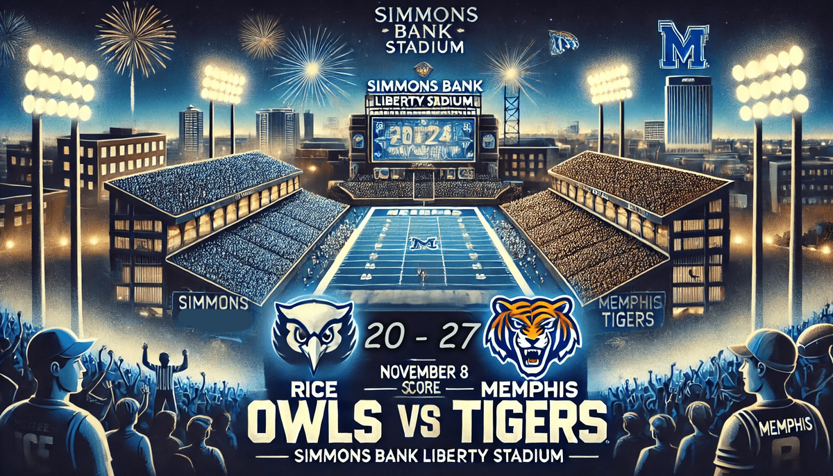 Memphis Tigers at Rice Owls Football