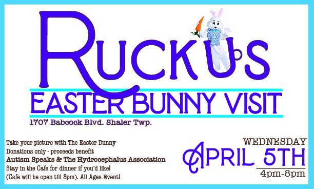 The Easter Bunny Visit at Ruckus!