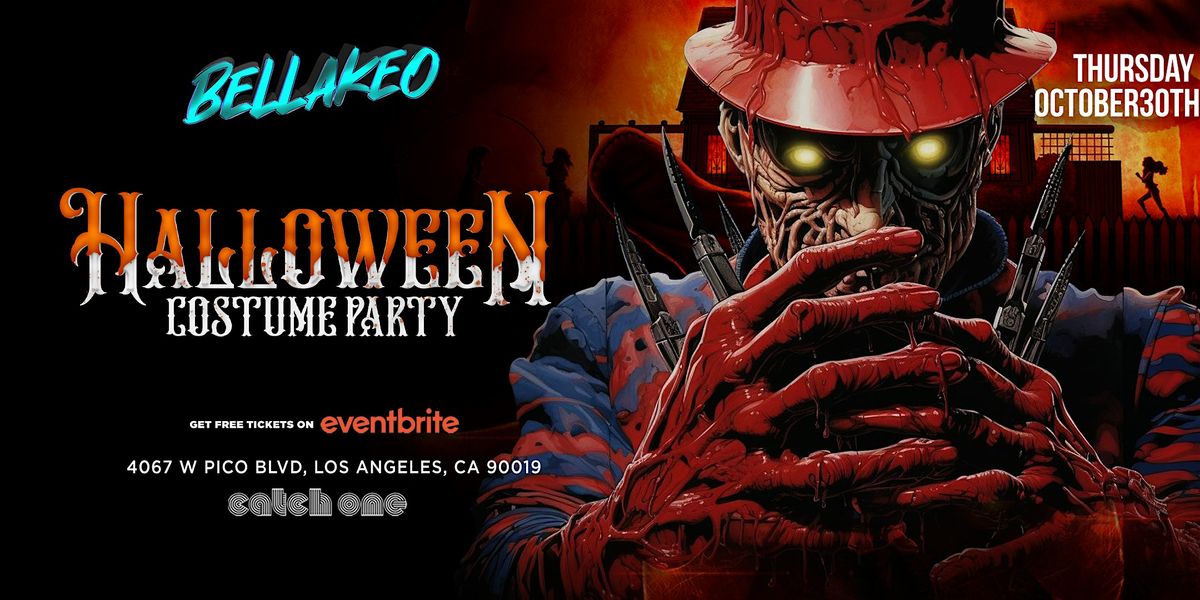 BELLAKEO REGGAETON HALLOWEEN COSTUME PARTY @ CATCH ONE LA 18+