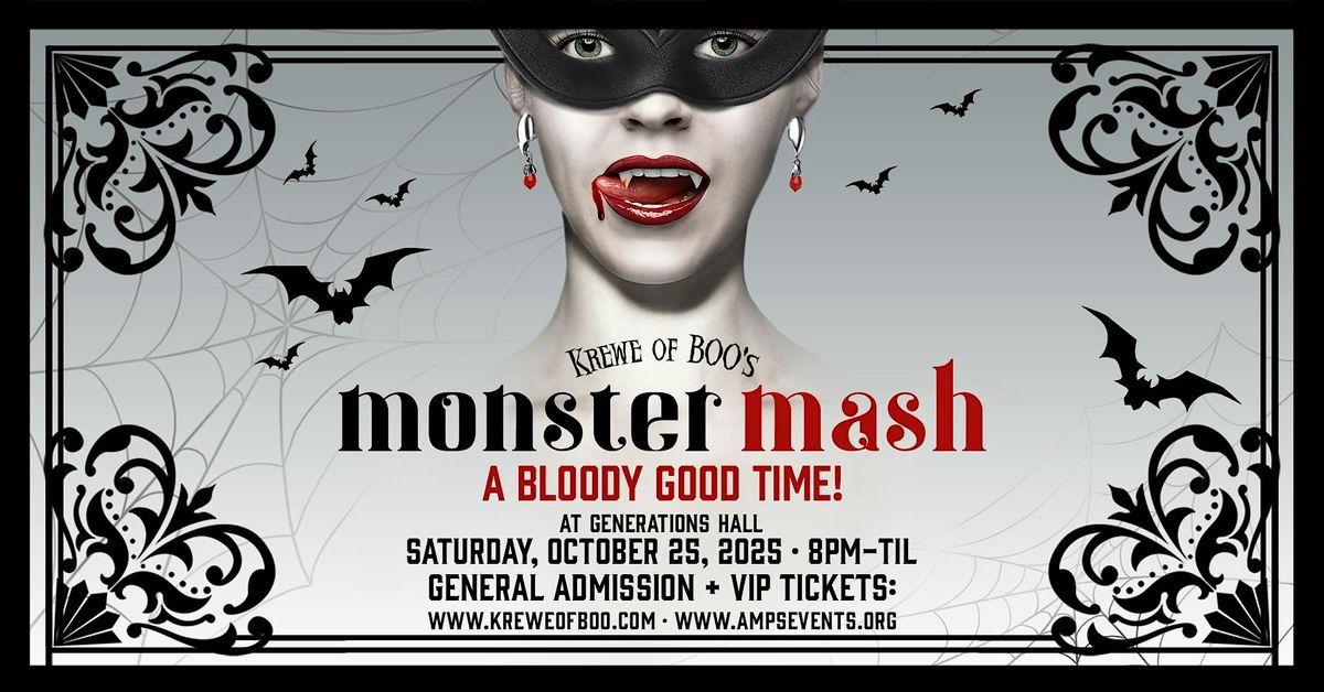 Krewe of Boo! presents MONSTER MASH 2025 (Official Parade After-Party)