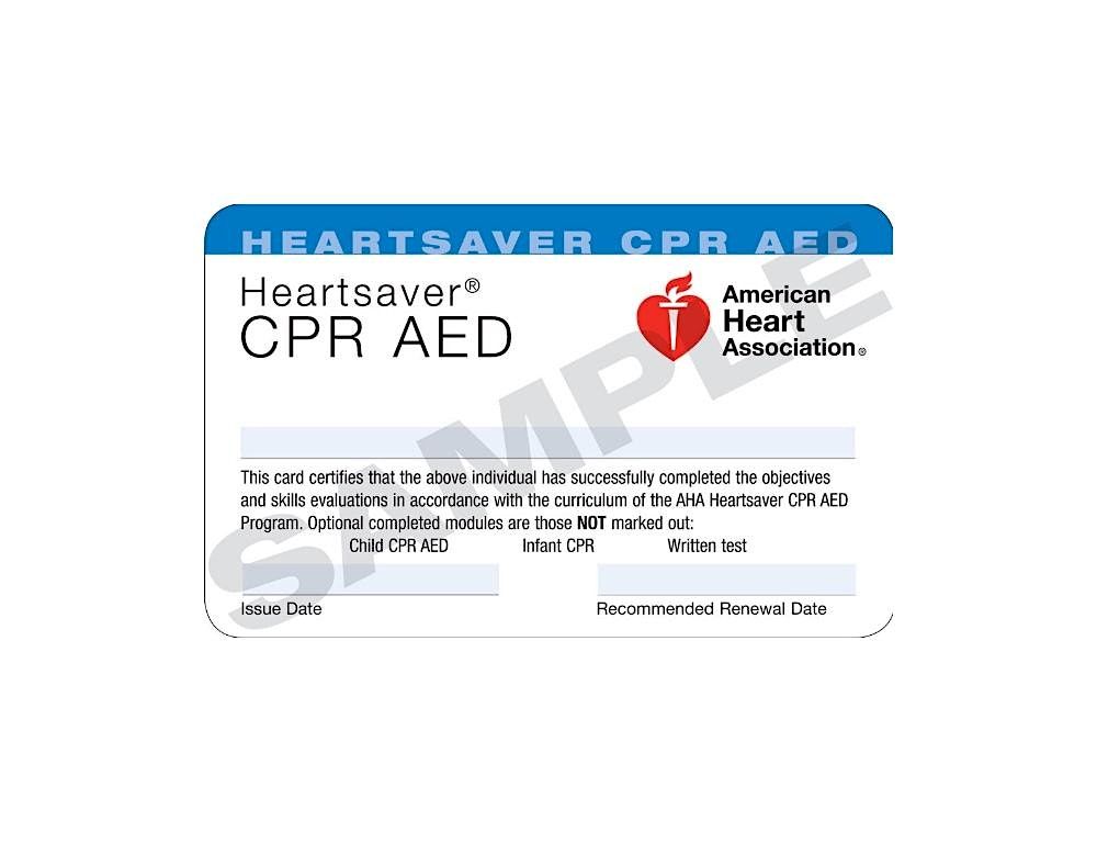 CPR AED Class Downtown Los Angeles