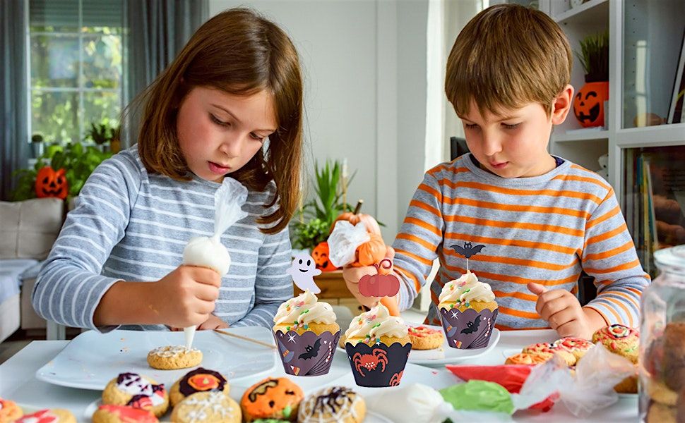 Kids Halloween Cupcake Making Class Ages 6-12