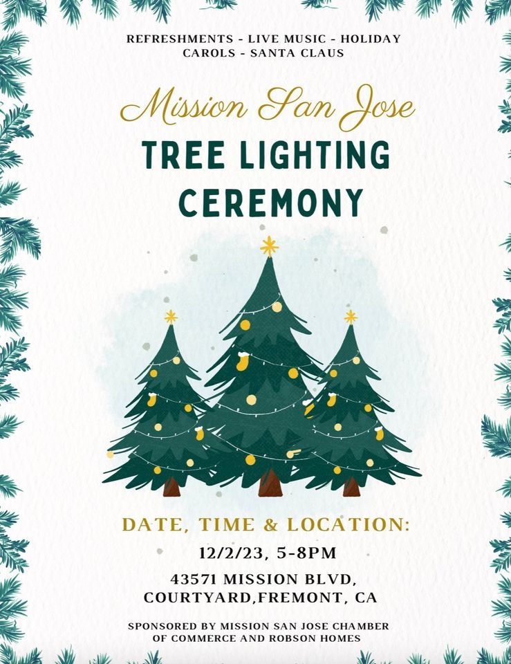 Mission San Jose Tree Light Ceremony Mission Courtyard 43571 Mission