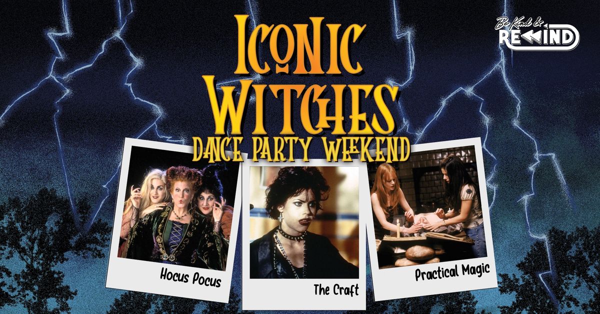 Iconic Witches Party | The Horror Section at Be Kind & Rewind