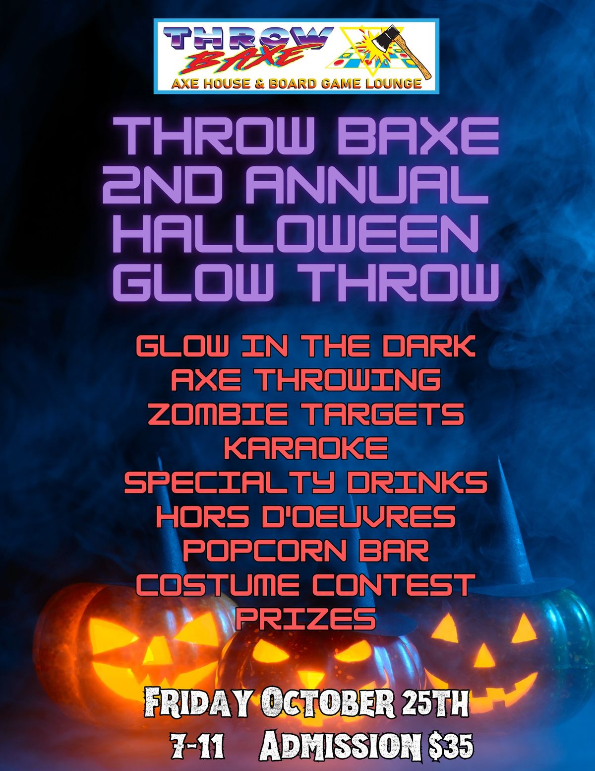 Throw Baxe 2nd annual Glow Throw Midtown 806 N Howe Street