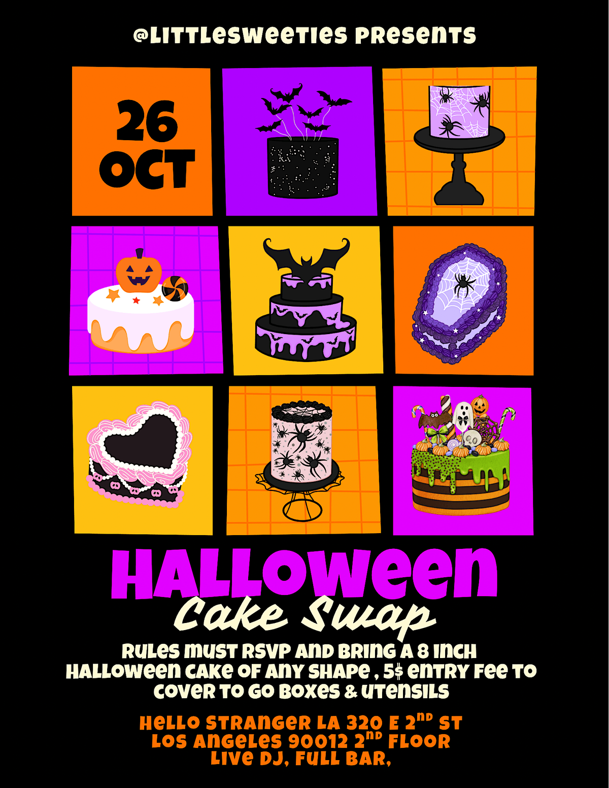 Halloween Cake Swap