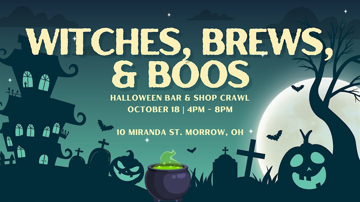 Witches, Brews, & Boos: Halloween Bar & Shop Hop