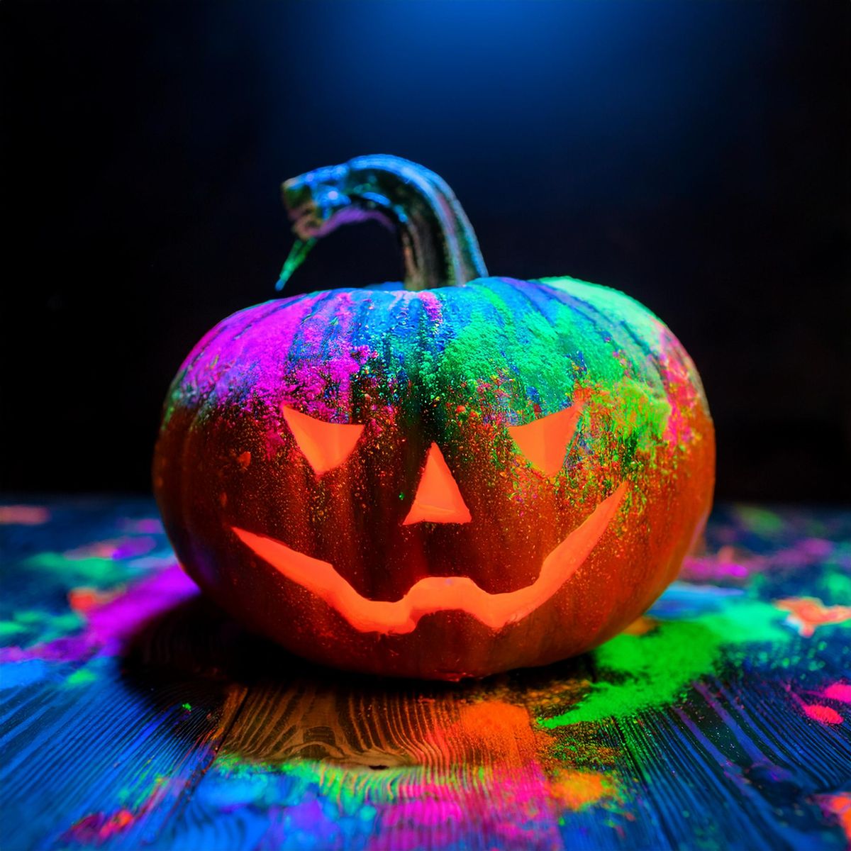 KUMO Glow In Dark Halloween Sip And Paint