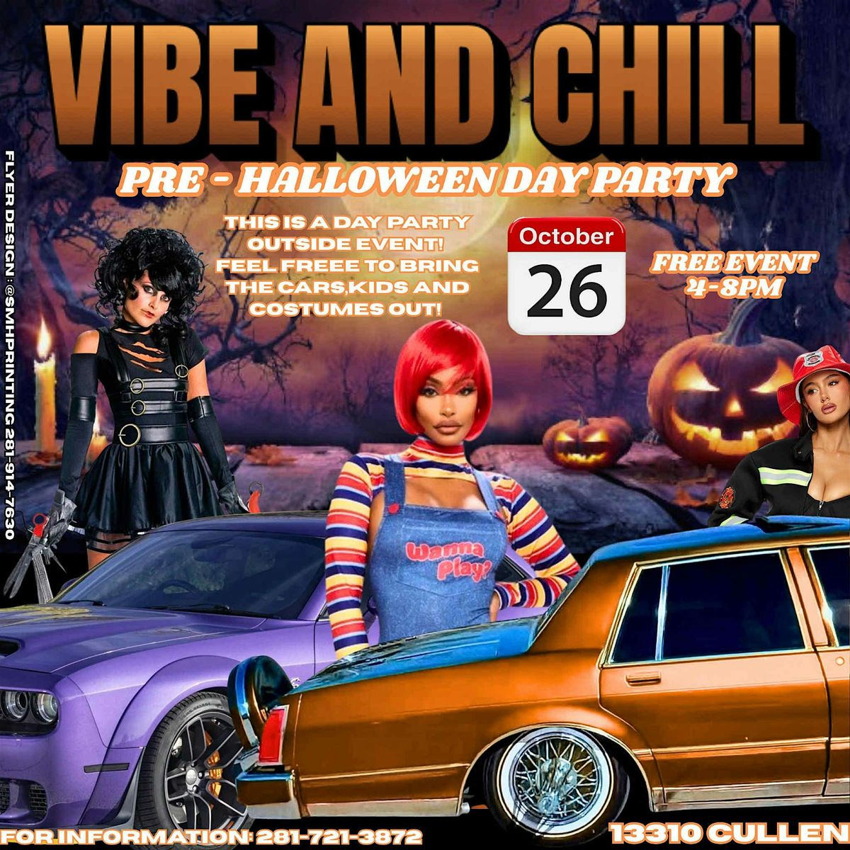 Vibe And Chill Pre - Halloween Edition