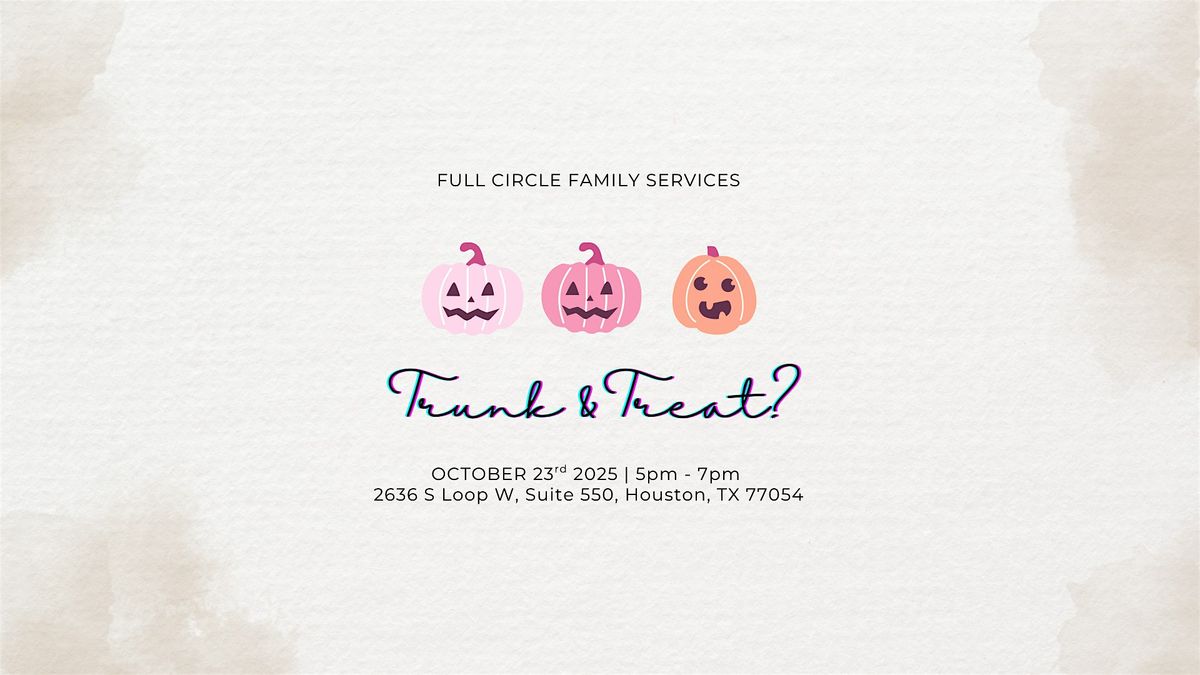 Mommy Meet Up: Trunk & Treat for the Littles
