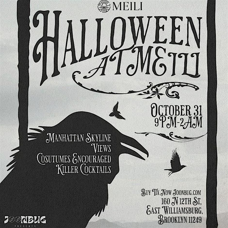 Meili Rooftop Halloween Party 2025 | NYC Events Guide