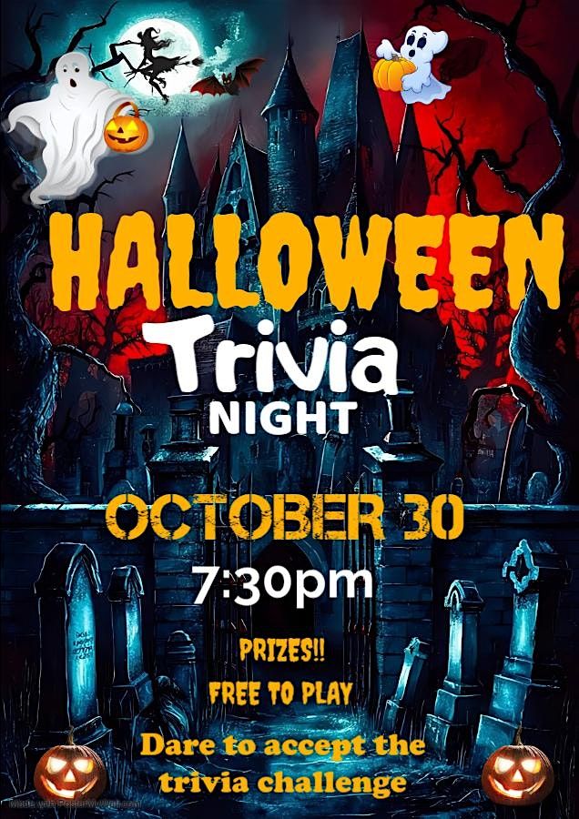 HALLOWEEEN TRIVIA NIGHT!