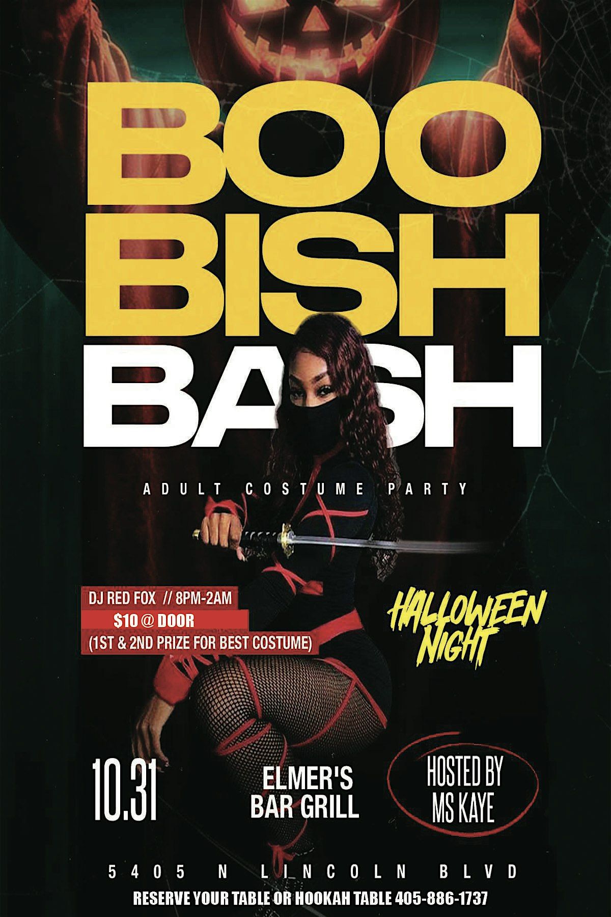 BOO BISH-Adult Halloween Party