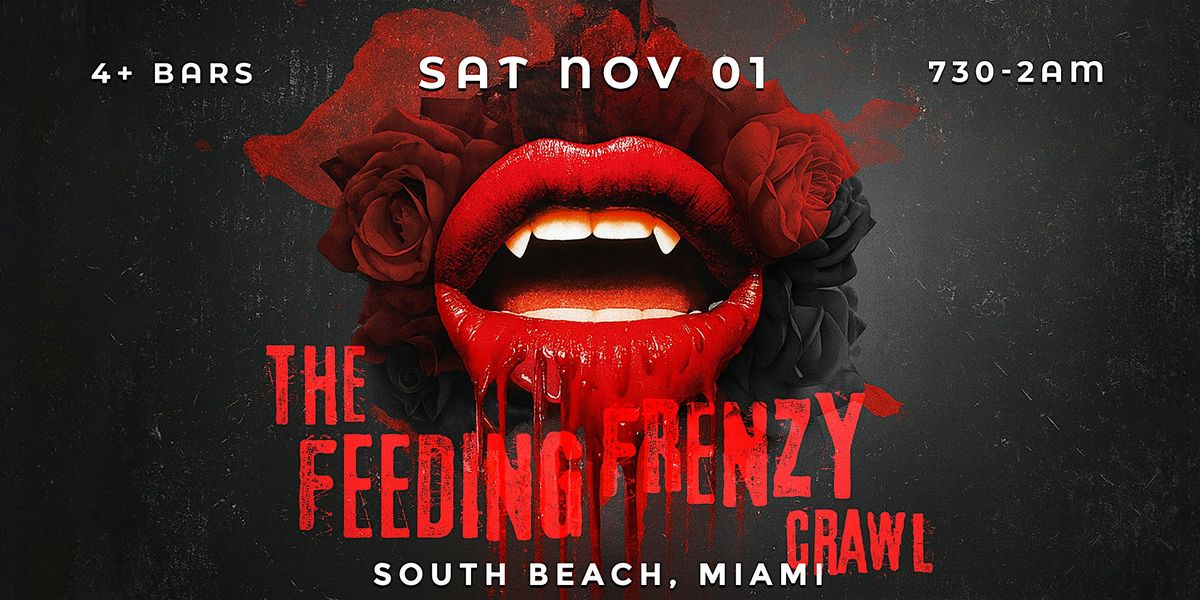 Feeding Frenzy Halloween Bar Crawl South Beach, Miami 2025