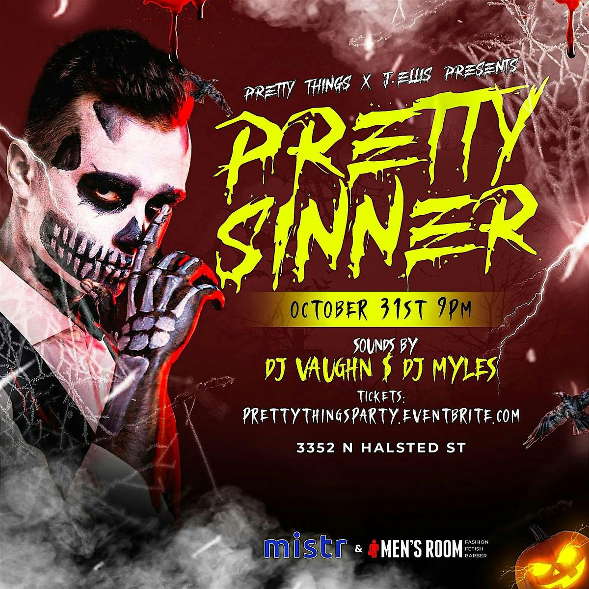 PRETTY SINNER w\/ FTG @ D.S. TEQUILA (Halloween Night)