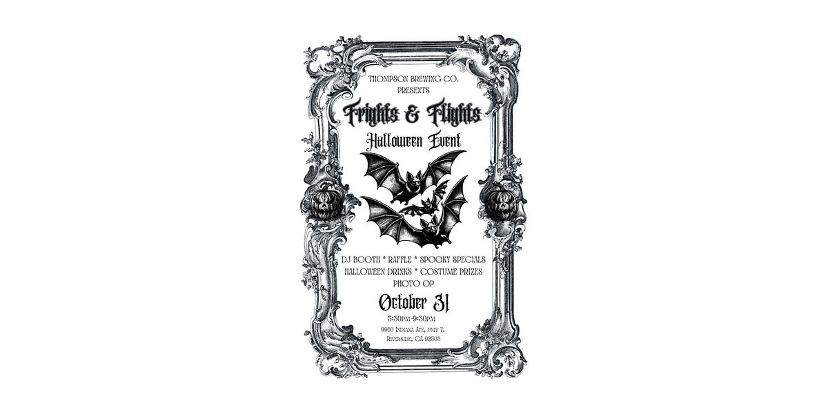 Flights & Frights: Halloween at Thompson Brewing