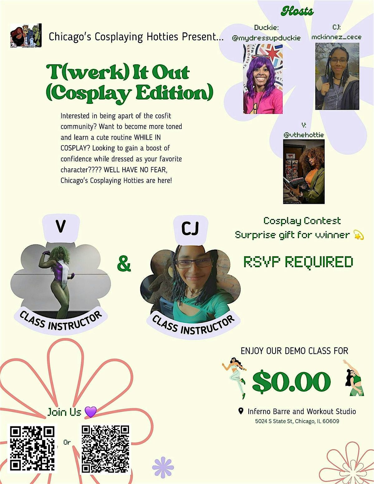 T(werk) It Out Workout Class (Cosplay Edition)