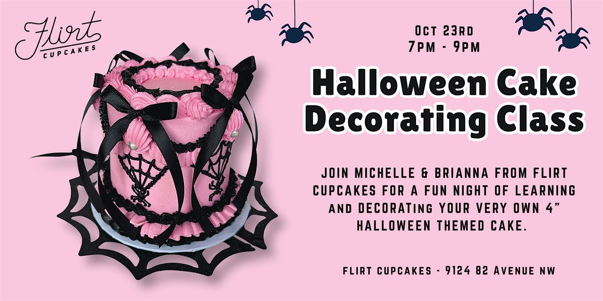 Halloween Cake Class