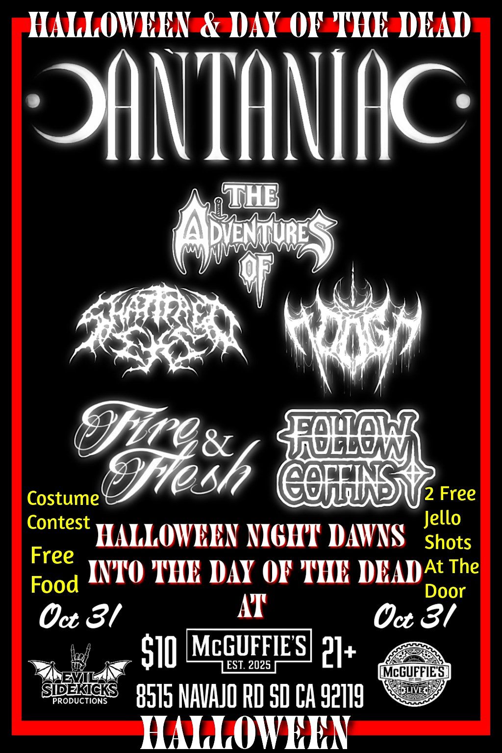 Halloween & Day Of The Dead at McGuffies