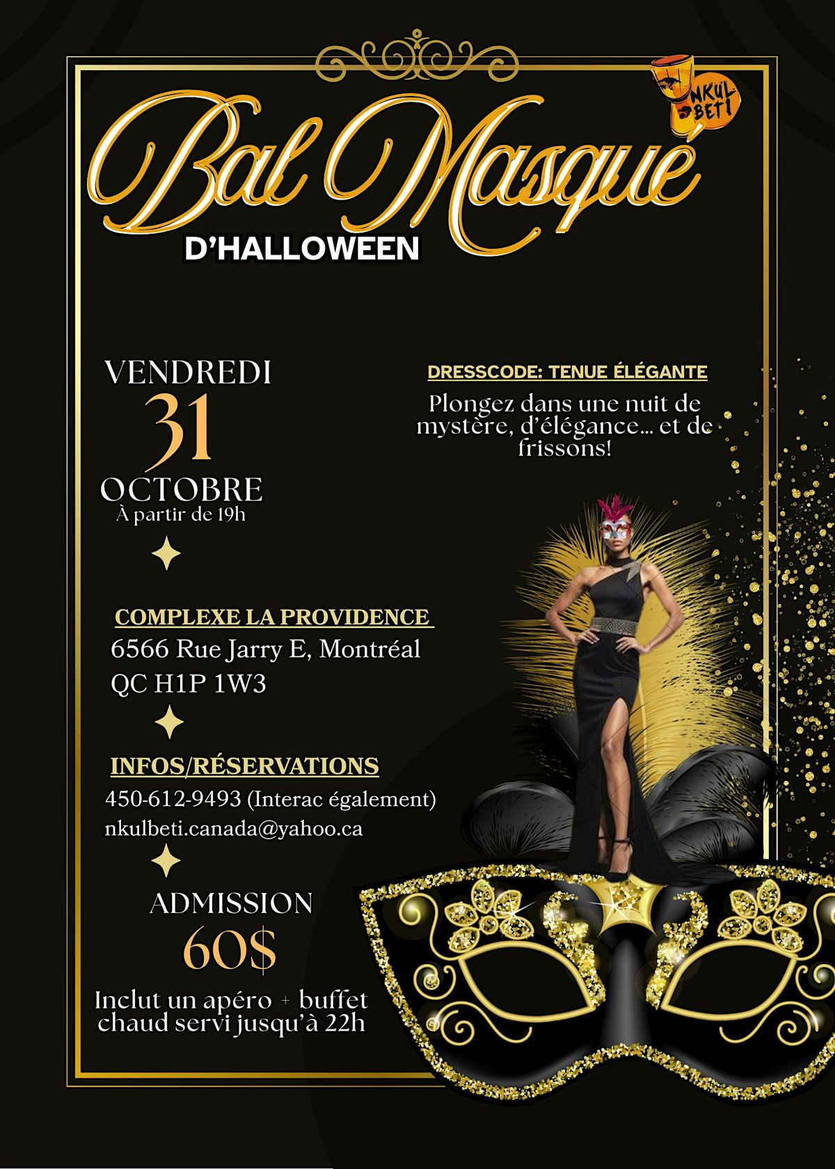BAL MASQU\u00c9 D'HALLOWEEN