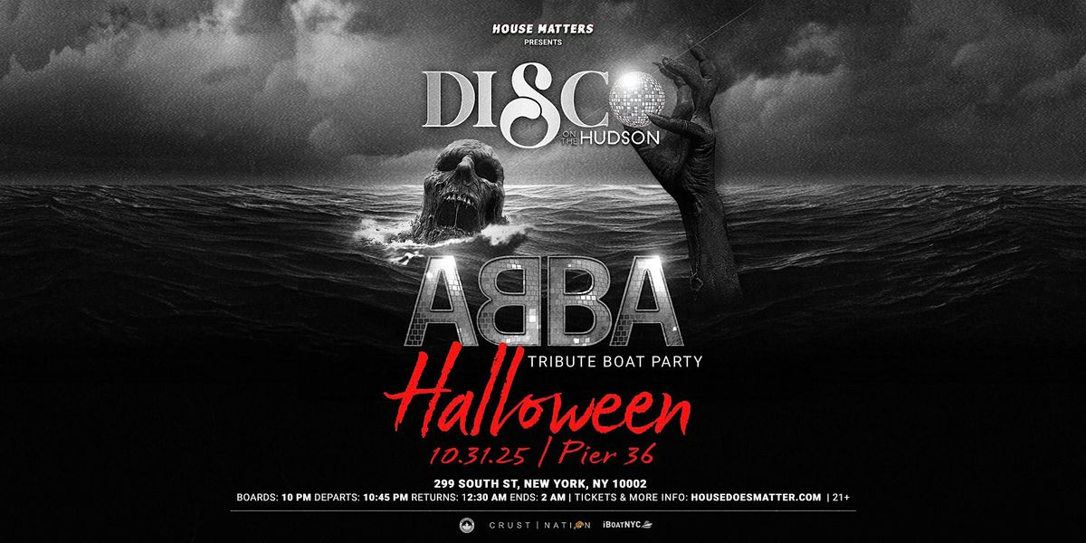 HAUNTED DISCO ON THE HUDSON | Halloween Yacht Party Boat Cruise 2025