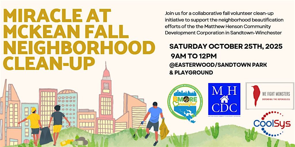 Miracle at McKean Fall Neighborhood Clean-Up