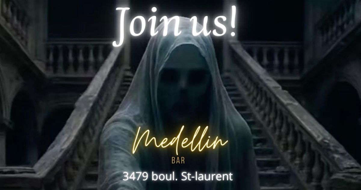 Halloween in Medellin bar