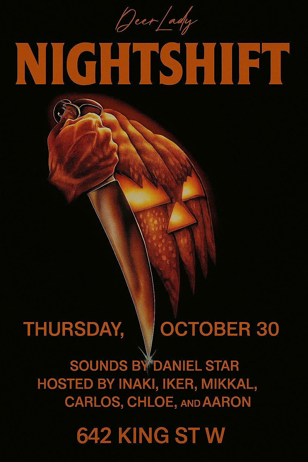 Nightshift Halloween Edition at Deer Lady Toronto