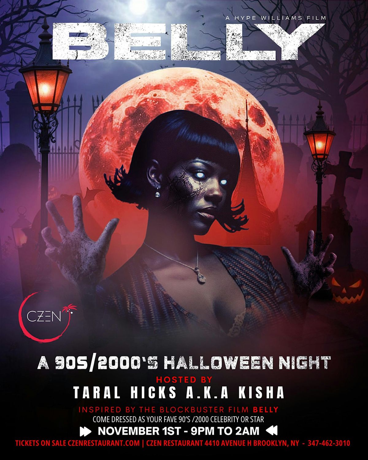 BELLY: A 90s\/2000s Halloween Night at CZEN Brooklyn \u2728