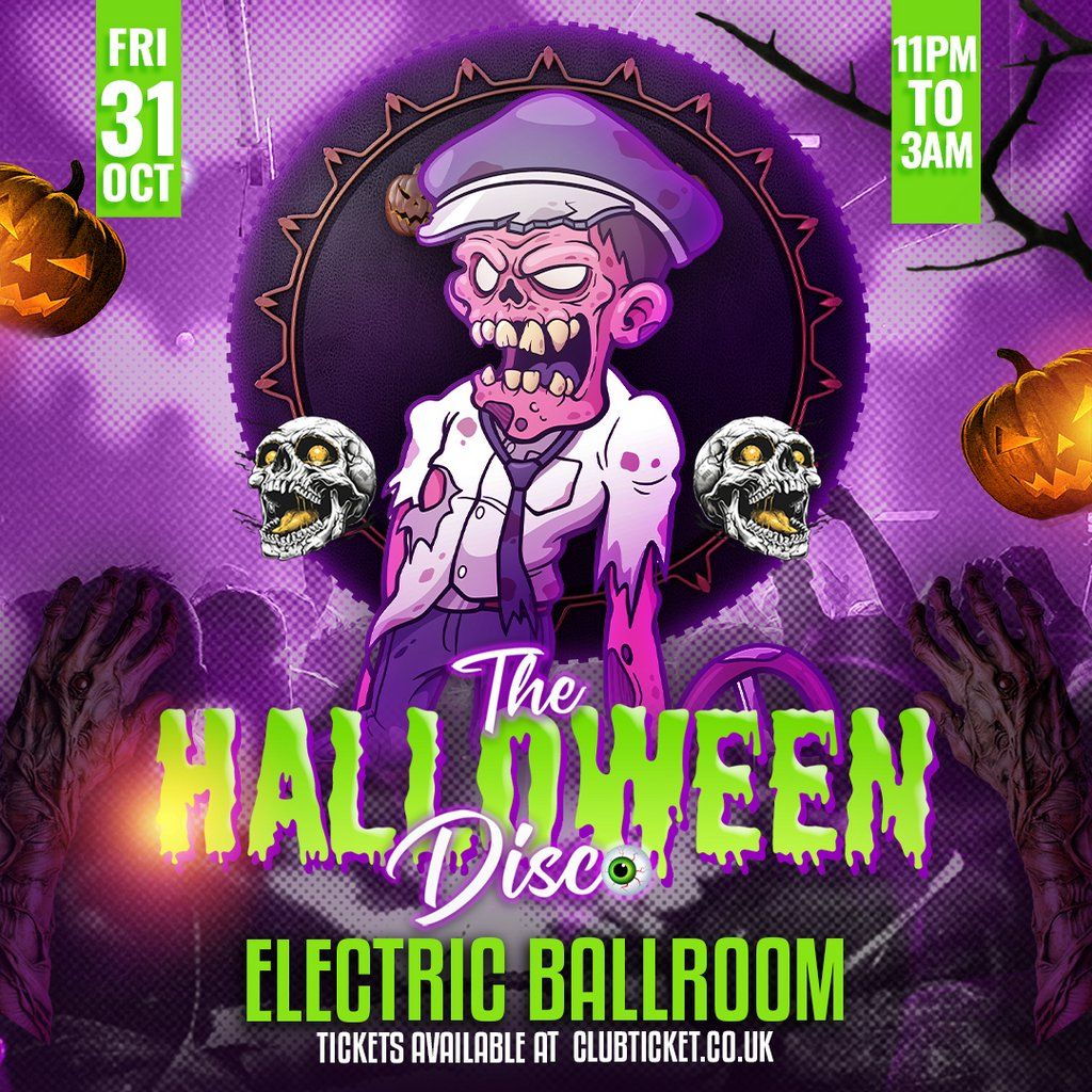 The Halloween Disco at Electric Ballroom | 1500+ Ravers + You!