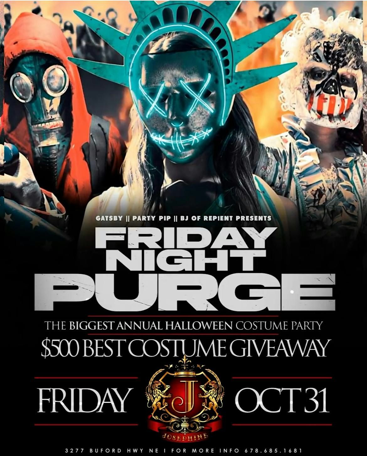 THE BIGGEST HALLOWEEN COSTUME PARTY @josephineLounge