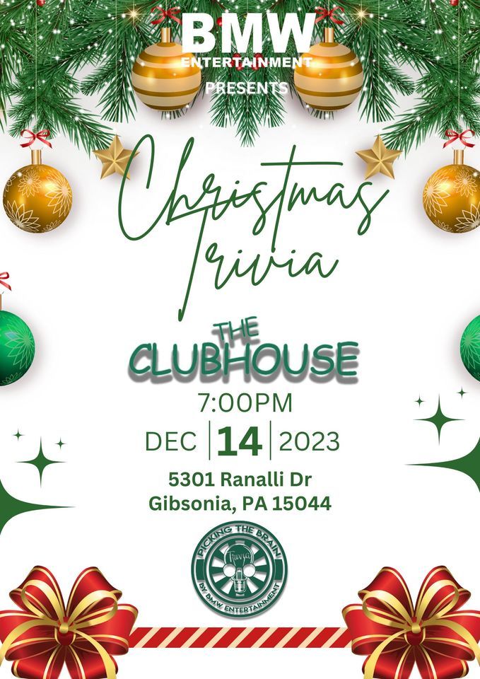 BMW Entertainment LLC Presents Christmas Trivia Night Clubhouse