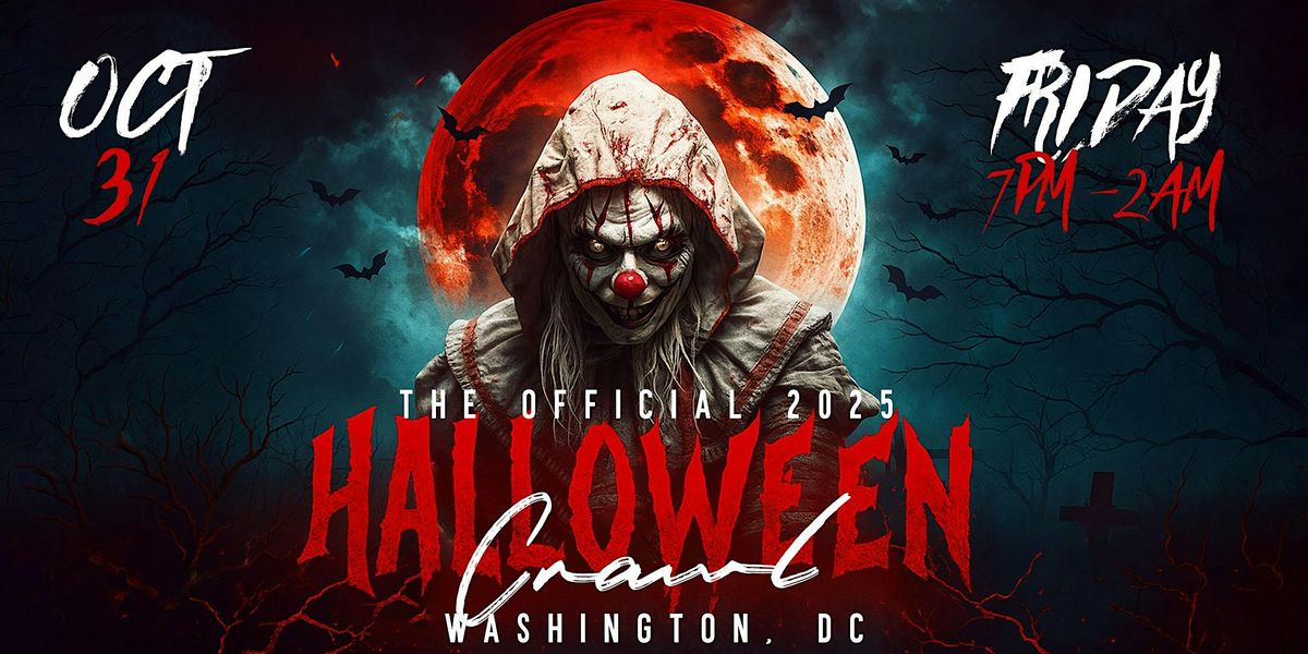 Haunted Halloween Bar Crawl 2025 | Washington, DC Halloween Weekend Crawl