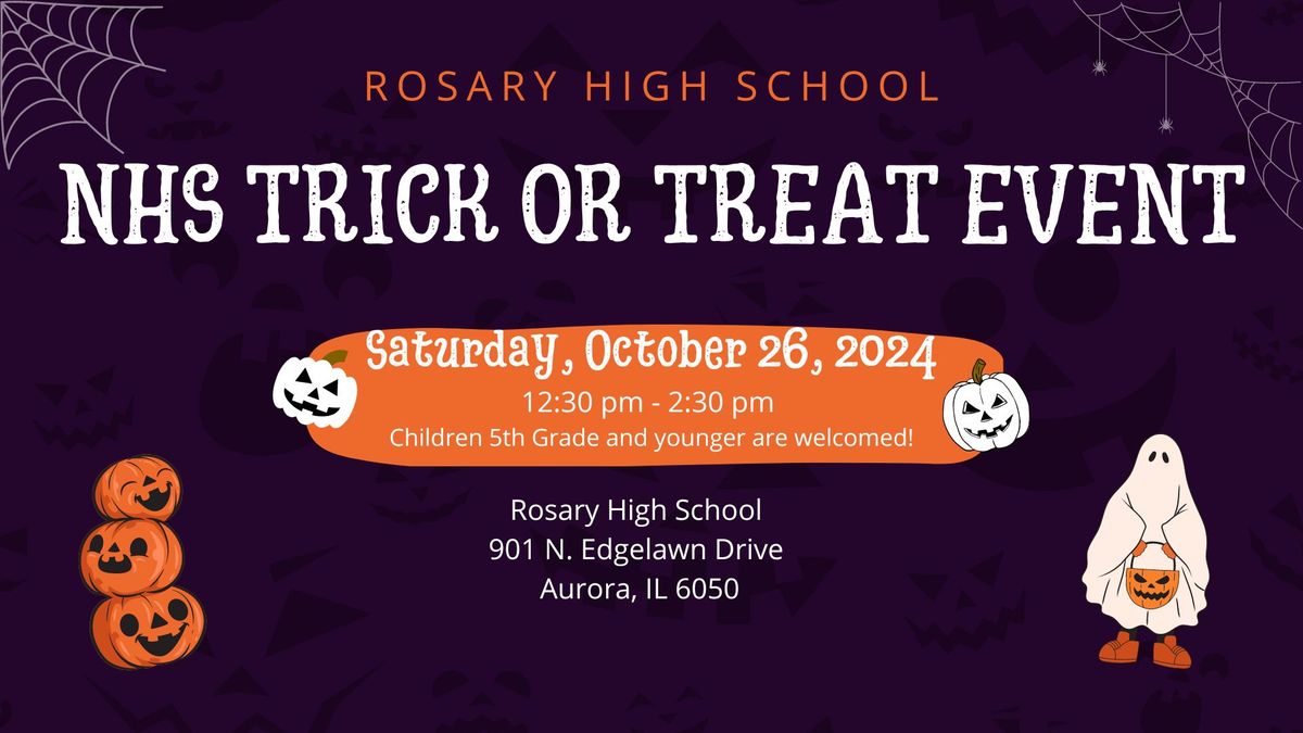 Rosary High School National Honor Society Trick or Treat Event