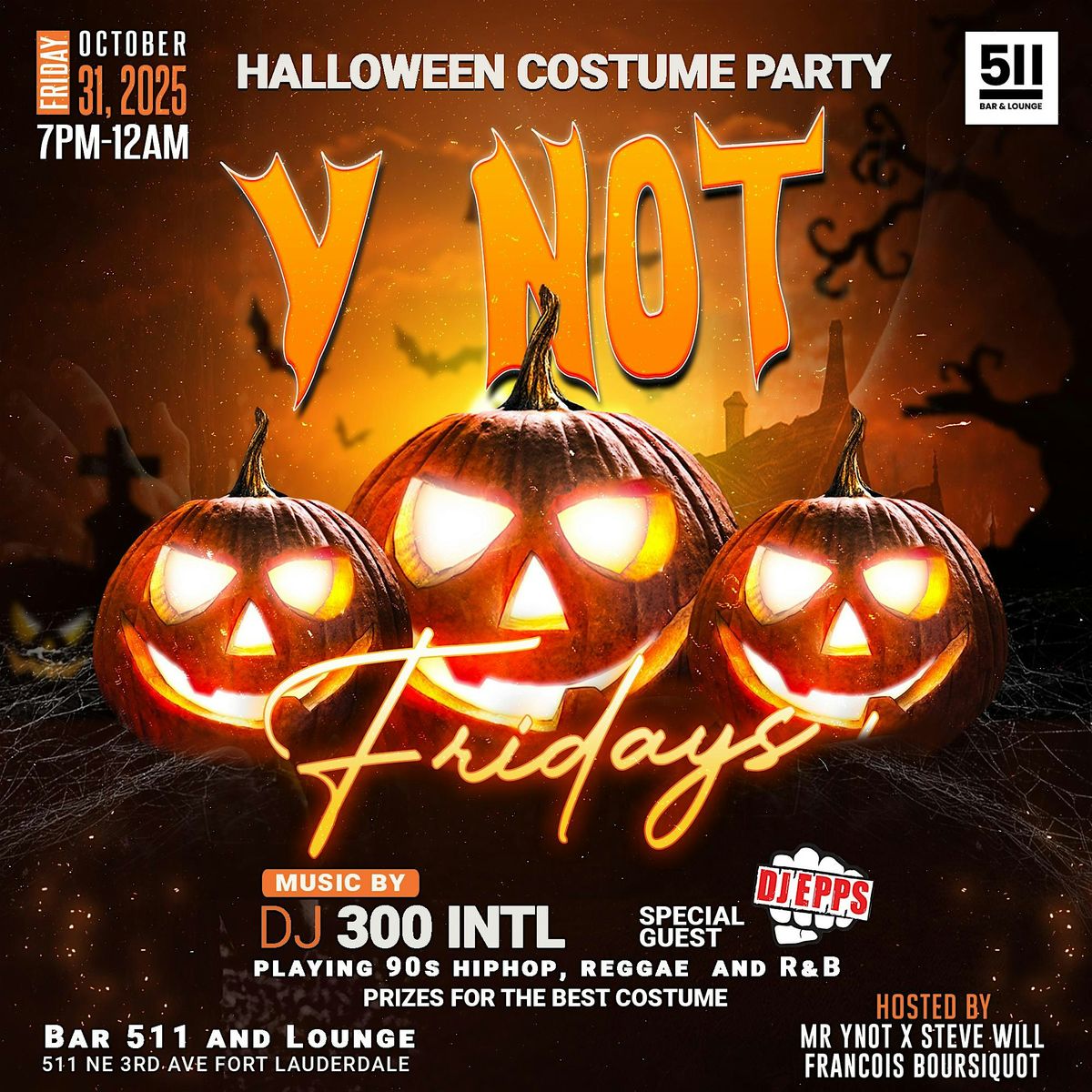 YNOT Fridays  Halloween Costume Party